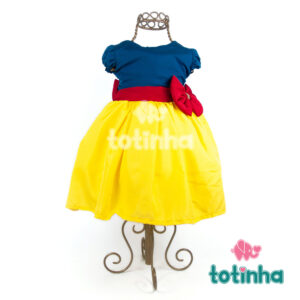 Vestido Branca de Neve Clássico