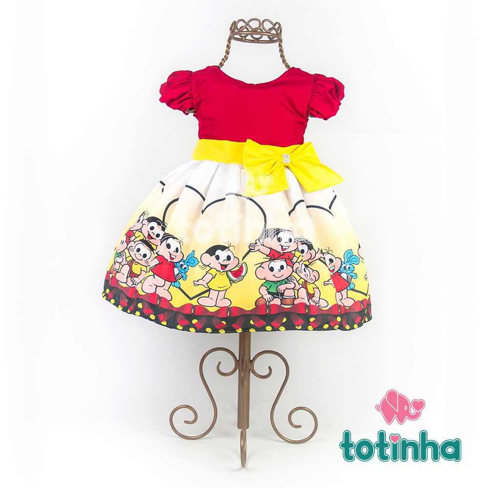 Vestido da cheap mônica vermelho