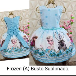 Vestido Azul Frozen Elsa