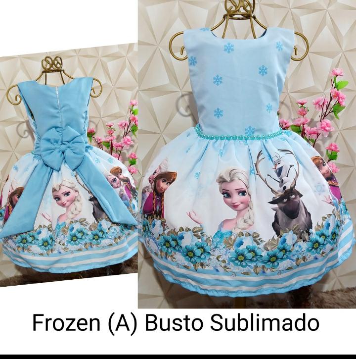 Vestido Frozen Azul