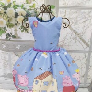 Vestido Peppa Pig Azul